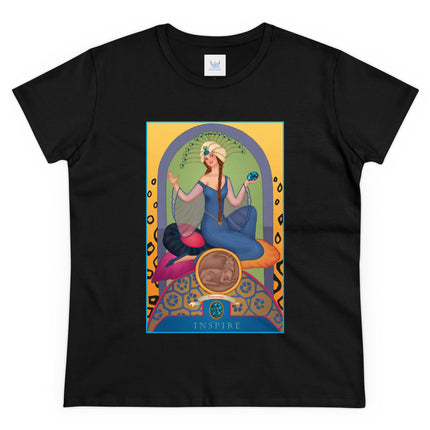 December & Tanzanite (from the Gem Series) by Sofia Chiostri Women's Midweight Cotton Tee
