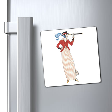 Costume de Yacht by George Barbier Magnets (3 Sizes)