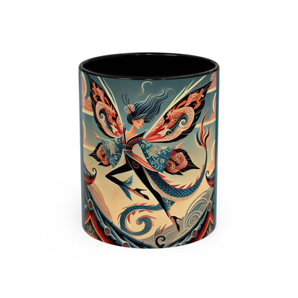 Dragon Fairy of the Temple Colorful Mugs (11oz, 15oz)