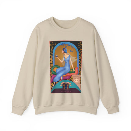 September & Sapphire (from the Gem Series) by Sofia Chiostri Heavy Blend™ Crewneck Sweatshirt