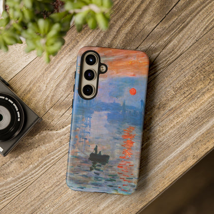 Sunrise by Claude Monet Phone Cases