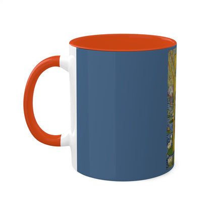 Courtesan (after Eisen) by Vincent Van Gogh Colorful Mugs, 11oz