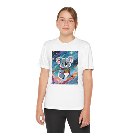 Cute Koala Youth Competitor Tee – Dreamy Skies & Whimsical Wonder