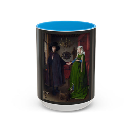 Arnolfini Portrait by Jan Van Eyck Colorful Mugs (11oz, 15oz)