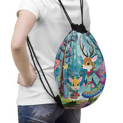 Enchanted Encounter Drawstring Bag