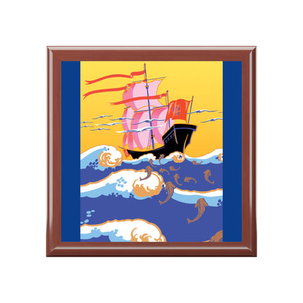 Golden Seas and Whimsical Dreams Jewelry Box