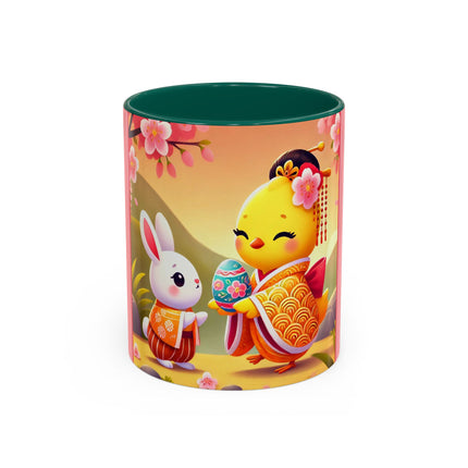 Whimsical Springtime Exchange Colorful Mugs (11oz, 15oz)