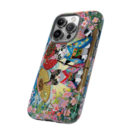 Kimono Kitties Phone Cases