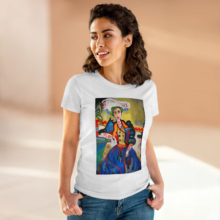 A Mulher by Amadeo de Souza-Carosa Women's Midweight Cotton Tee