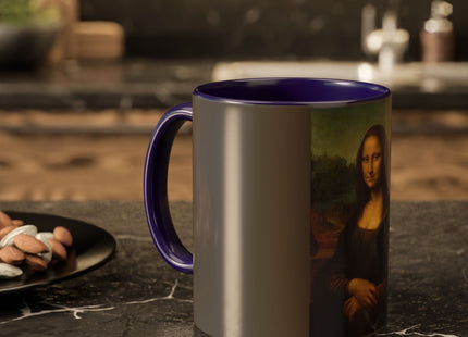 Mona Lisa by Leonardo da Vinci Colorful Mugs (11oz, 15oz)