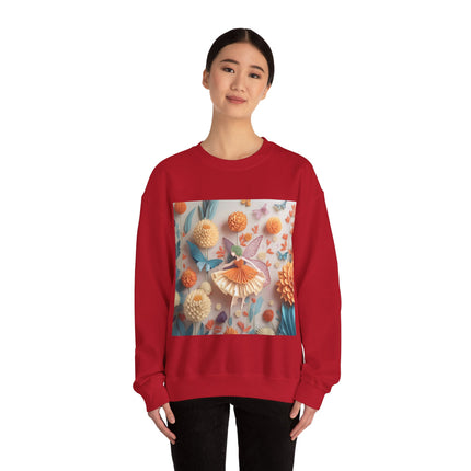 Dahlia Fairy Unisex Heavy Blend™ Crewneck Sweatshirt
