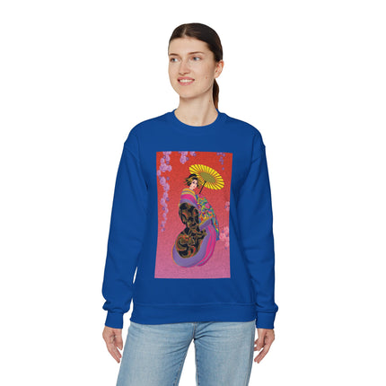 Enchanting Geisha Unisex Heavy Blend™ Crewneck Sweatshirt