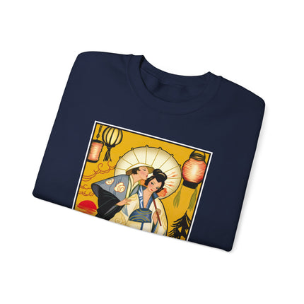 Golden Embrace Heavy Blend™ Crewneck Sweatshirt