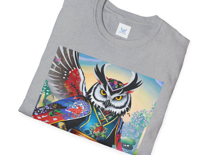 Cyberpunk Samurai Owl Softstyle T-Shirt