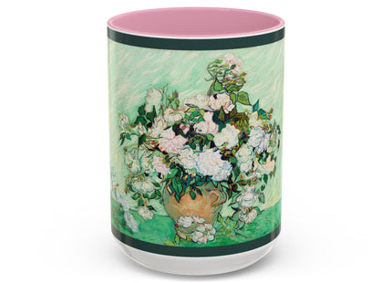 Roses by Vincent Van Gogh Colorful Mugs (11oz, 15oz)