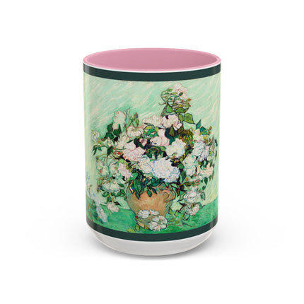 Roses by Vincent Van Gogh Colorful Mugs (11oz, 15oz)