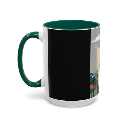 Rainbow Reverie Colorful Mugs – Elegant Renewal & Serene Beauty