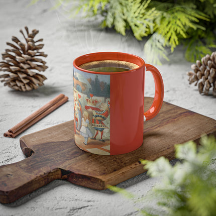 Off with her head! Off with— by Sir John Tenniel Colorful Mugs, 11oz