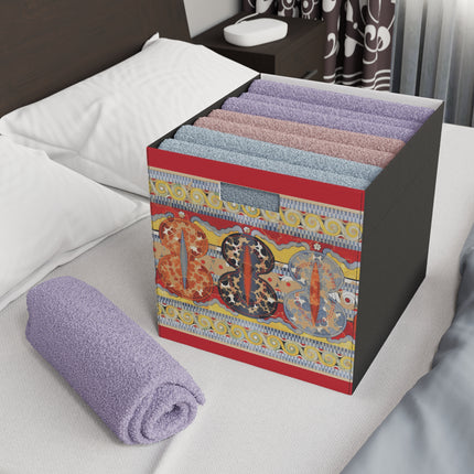 Reproduction of the Shield Frieze by Emile Gilliéron Felt Storage Box
