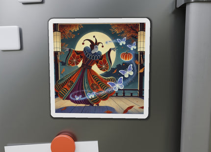 Court Magician with Ghost Butterflies Die-Cut Magnets (5 Sizes)