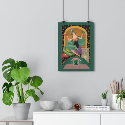 May & Emerald (from the Gem Series) by Sofia Chiostri Giclée Art Print