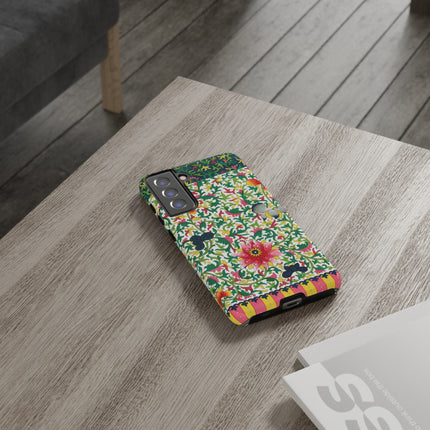 Colorful Floral Pattern by Owen Jones Phone Cases