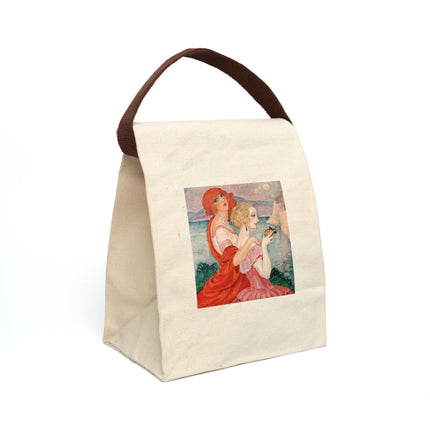 Sur la Route d'Anacapri by Gerda Wegener Canvas Lunch Bag With Strap