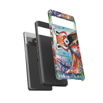 Cybernetic Red Panda Phone Cases