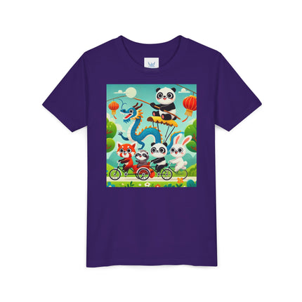 Rolling Along Together Youth Short Sleeve Tee