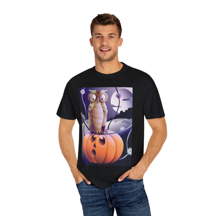 The Startled Pumpkin Unisex Garment-Dyed T-shirt