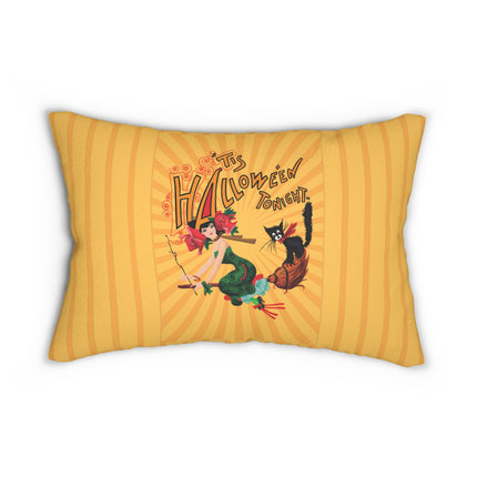 The Bewitching Ride Spun Polyester Lumbar Pillow