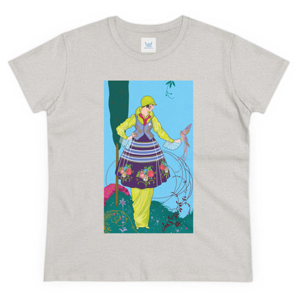 Exquisite Elegance by Umberto Brunelleschi Women's Midweight Cotton Tee