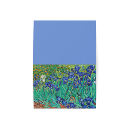 Irises by Vincent Van Gogh Greeting Cards (1, 10, 30, and 50pcs)