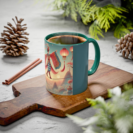 The Lantern Walker Colorful Mugs (11oz, 15oz)