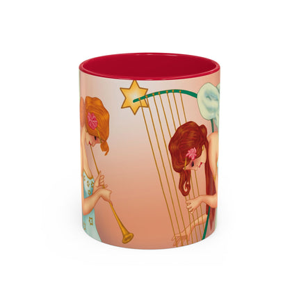 Heavenly Angel Duet Colorful Mugs (11oz, 15oz)