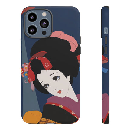 Geisha Portrait Phone Case – Elegant Beauty & Timeless Grace