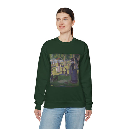 A Sunday on La Grande Jatte by Georges Seurat Heavy Blend™ Crewneck Sweatshirt