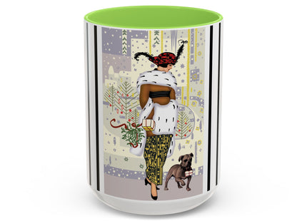 Wrapped in Elegance Colorful Mugs (11oz, 15oz)