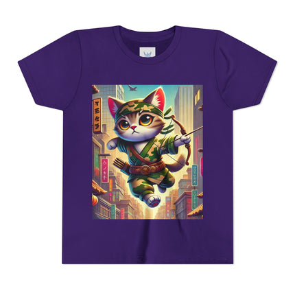 Archer Cat Youth Short Sleeve Tee
