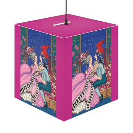 The Jealous Parrot by George Barbier Light Cube Lamp
