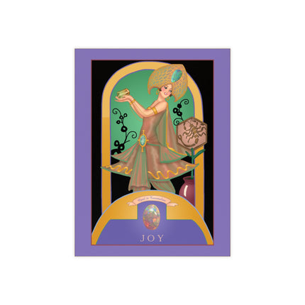 October & Opal, Tourmaline Ceramic Tile — Gem Series by Sofia Chiostri