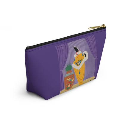 Golden Robe Cosmetic Bag – Elegant Drama & Timeless Sophistication
