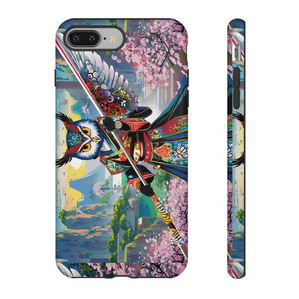 Cyberpunk Samurai Owl Phone Cases