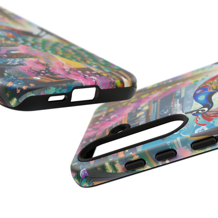 Techno Plumes Phone Cases