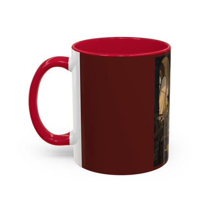 Raphael and his Muse in the Atelier by Vincenzo Abbati Colorful Mugs (11oz, 15oz)