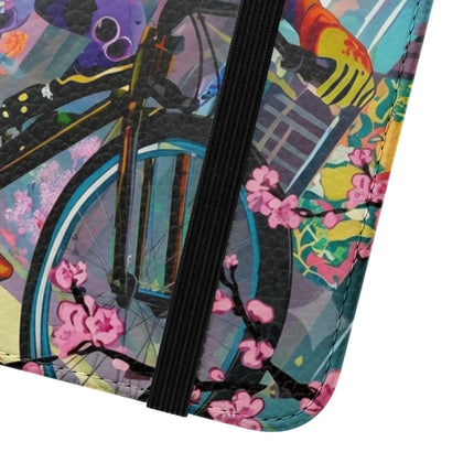 🐸🚵 Cyberpunk Frog Flip Case – High-Tech Adventure & Neon Velocity