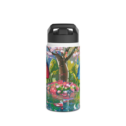 Rainy Day Ducks Stainless Steel Water Bottle