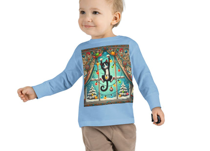 Mischief in Tinselland Toddler Long Sleeve Tee
