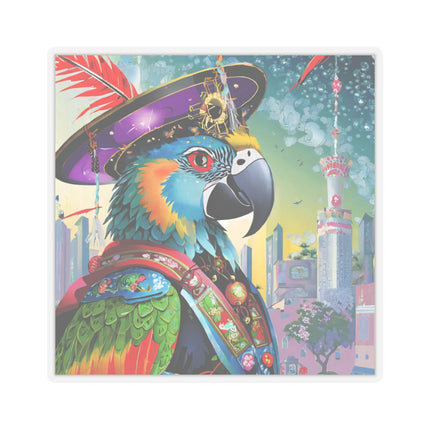 Tech Plumes Kiss-Cut Stickers (4 Sizes)