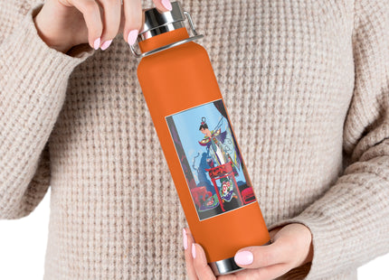 A Visual Journey by Umberto Brunelleschi Copper Vacuum Insulated Bottle, 22oz